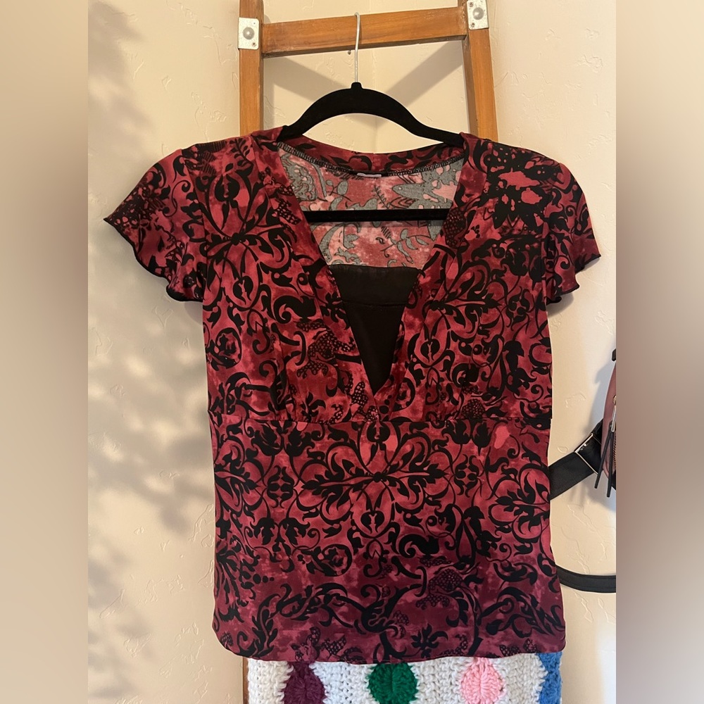 Y2K Babydoll Office Top